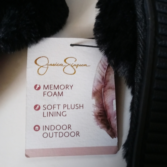 Jessica Simmons black slippers Simpson size‎ 7 - Picture 5 of 5